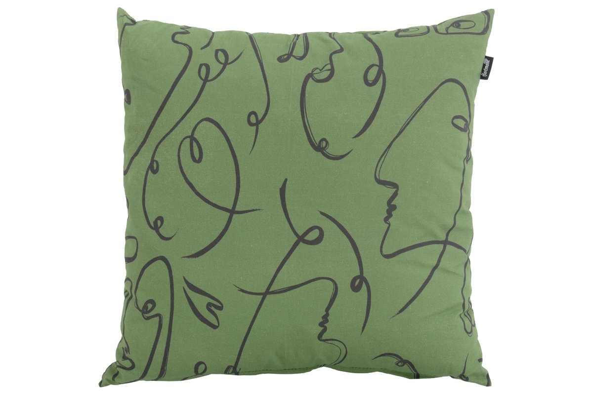 Hartman Faces Green Sierkussen 50x50x16