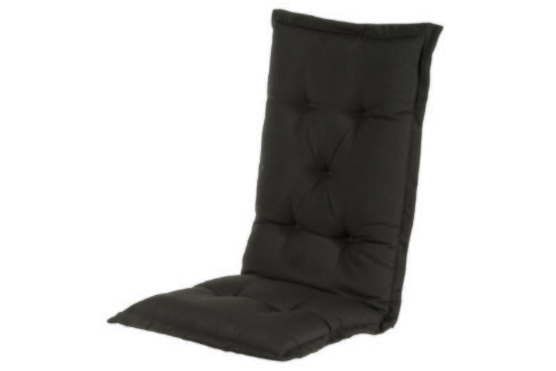 Hartman Havana Dark Grey Hoge Rug Tuinkussen 123x50x9