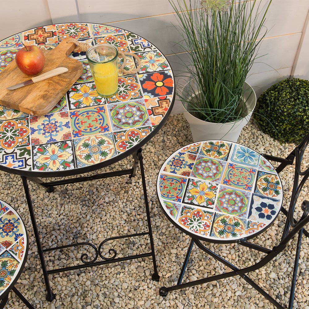 Decoris Bistro Chair Braga Iron Outdoor L39-W-H93cm