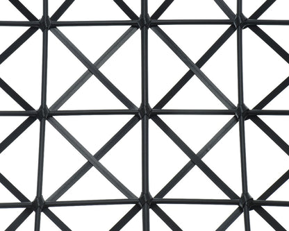  Bologna Hang-ei Wicker Zwart - Ø 95 X H 195 Cm