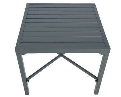  Charlotte Bijzet Tuintafel Antraciet - 51 X 51 X 43 Cm