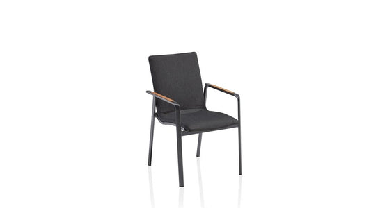  Kettler DIAMOND Stapelstoel (Sunbrella), Antra Sooty