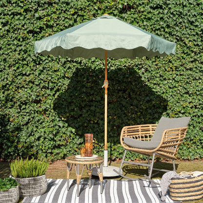  Outdoor Living Parasol Grijsgroen - Ø 220 Cm