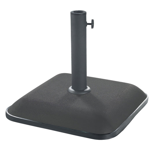  Parasolvoet Vierkant 25kg Zwart