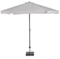  Platinum Middenstokparasol Antigua Volant Ø 300 Cm Lichtgrijs