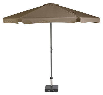  Platinum Middenstokparasol Antigua Volant Ø 300 Cm Taupe