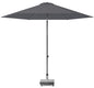  Platinum Middenstokparasol Lisboa Ø 300 Cm Antraciet