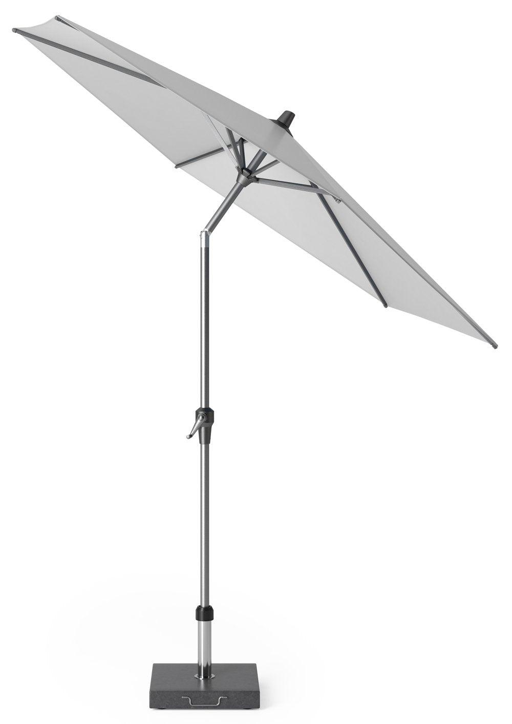  Platinum Middenstokparasol Riva Ø 250 Cm Lichtgrijs