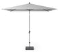  Platinum Middenstokparasol Riva 250 X 250 Cm Lichtgrijs