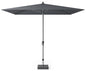 Platinum Middenstokparasol Riva 275 X 275 Cm Antraciet