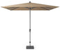  Platinum Middenstokparasol Riva 275 X 275 Cm Taupe