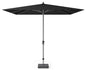  Platinum Middenstokparasol Riva 275 X 275 Cm Zwart