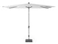  Platinum Middenstokparasol Riva 300 X 200 Cm Wit