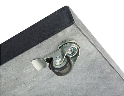  Platinum Parasolvoet Modena Met Zwenkwielen - 120kg