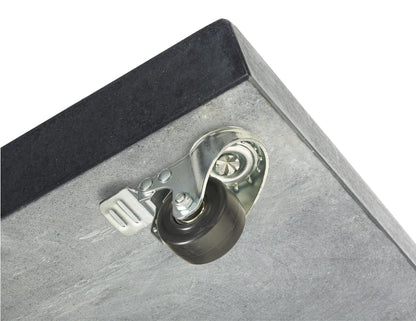  Platinum Parasolvoet Salerno Met Zwenkwielen - 90kg