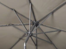  Platinum Stokparasol Riva Teak Look Ø 300 Cm Antraciet
