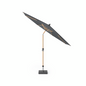  Platinum Stokparasol Riva Teak Look Ø 300 Cm Antraciet