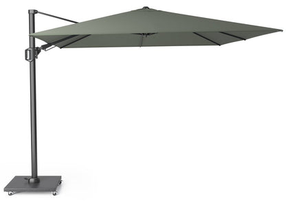  Platinum Zweefparasol Challenger T² 300 X 300 Cm Olijfgroen
