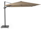  Platinum Zweefparasol Challenger T² 300 X 300 Cm Taupe