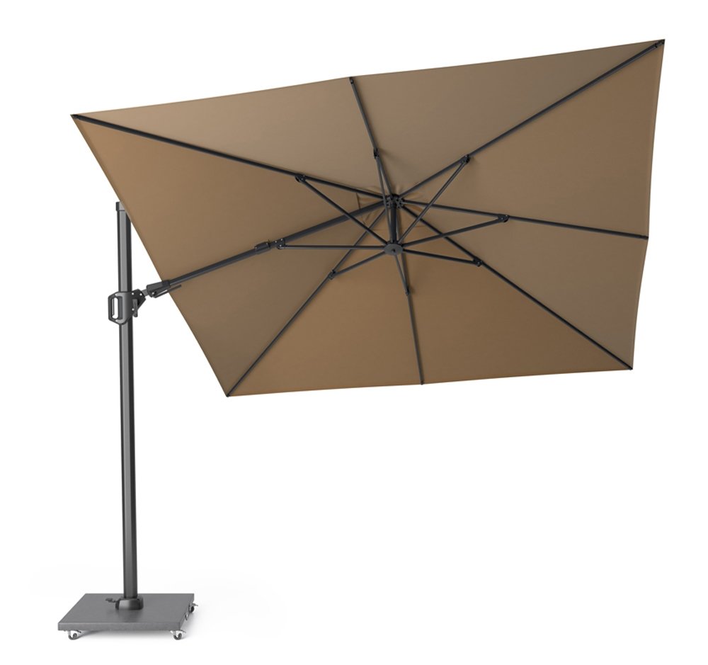  Platinum Zweefparasol Challenger T² 300 X 300 Cm Taupe