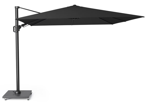  Platinum Zweefparasol Challenger T² 300 X 300 Cm Zwart