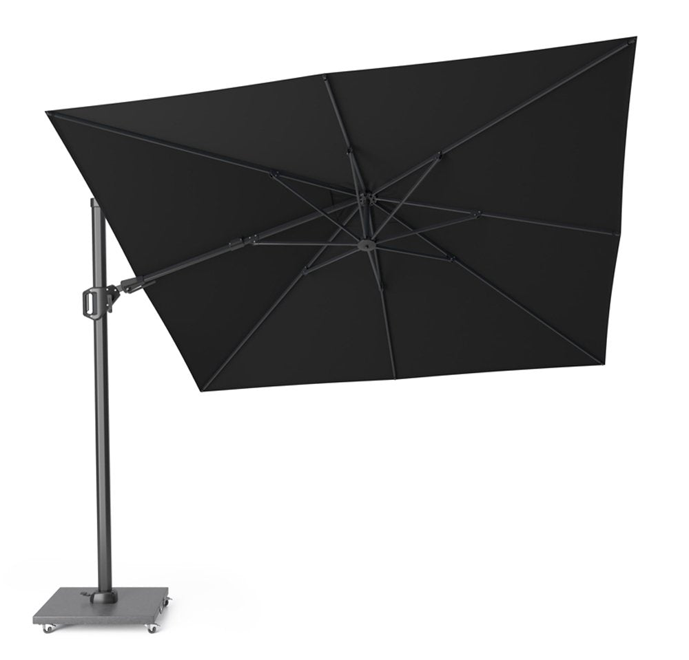  Platinum Zweefparasol Challenger T² 300 X 300 Cm Zwart