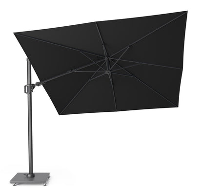  Platinum Zweefparasol Challenger T² 300 X 300 Cm Zwart