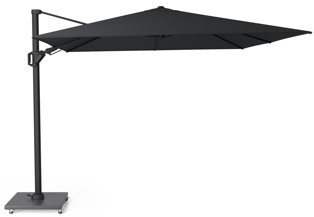  Platinum Zweefparasol Challenger T² Premium 300 X 300 Cm Jet Black