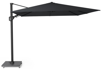  Platinum Zweefparasol Challenger T² Premium 300 X 300 Cm Jet Black
