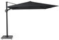 Platinum Zweefparasol Challenger T² Premium 300 X 300 Cm Jet Black