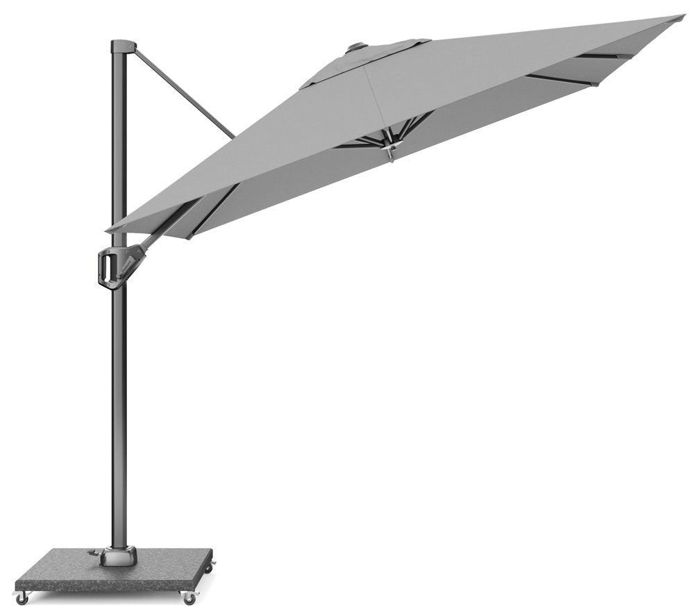  Platinum Zweefparasol Voyager T¹ 250 X 250 Cm Lichtgrijs