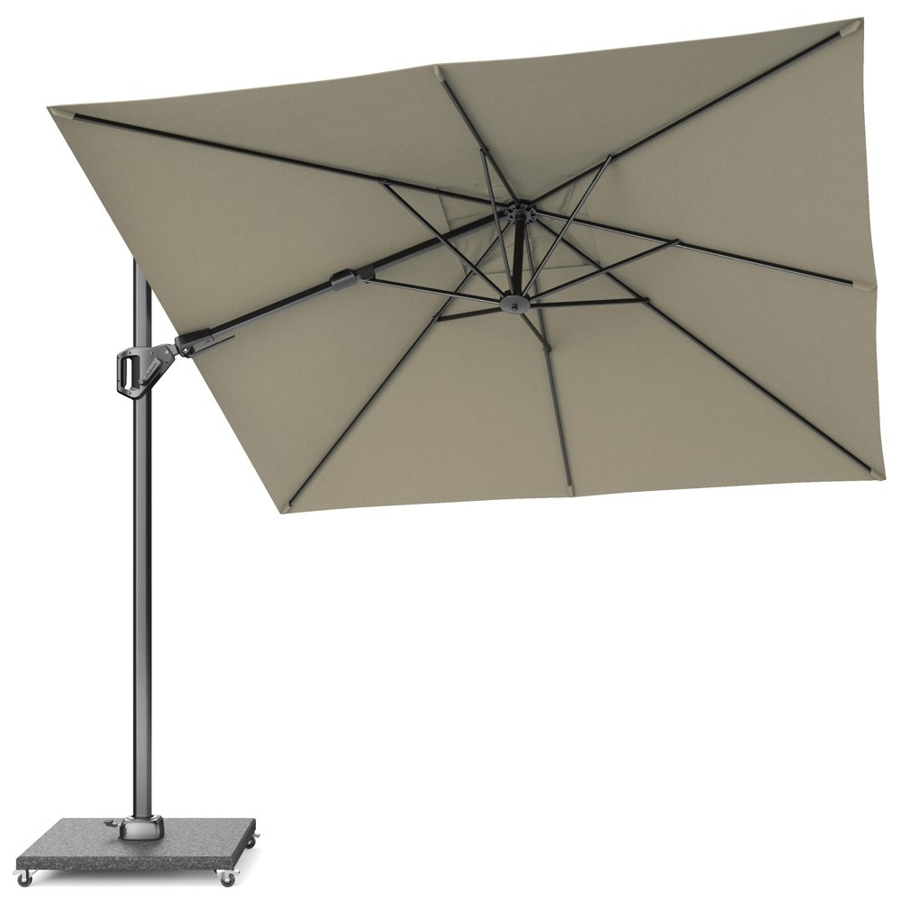  Platinum Zweefparasol Voyager T² 270 X 270 Cm Taupe
