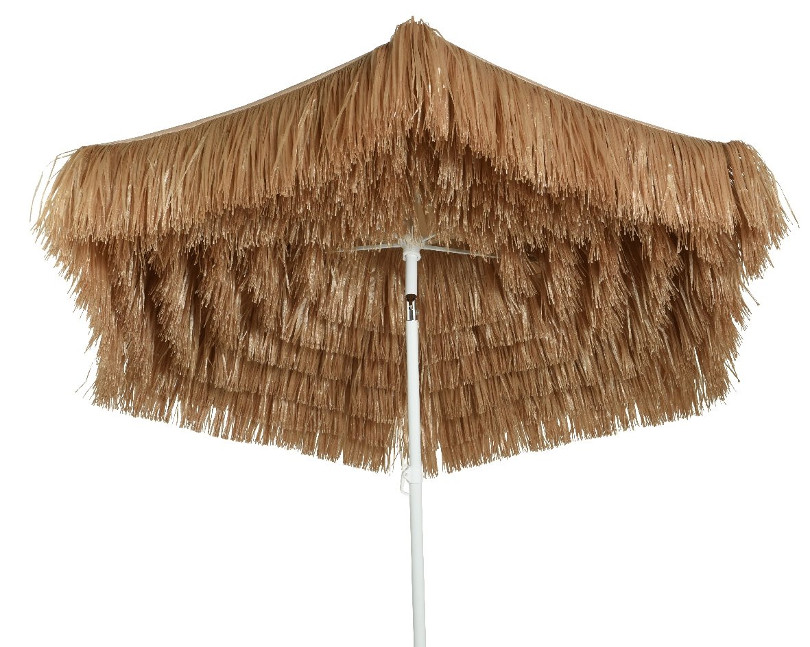  Rafia Parasol Natural - Ø 180 X H 210 Cm