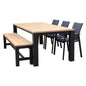  Royal Seasons ATLANTA Stoel-bank Diningset Met 6 Zitplekken