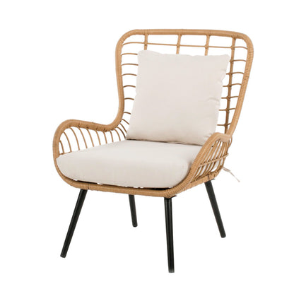  Royal Seasons COCOON Vlinderstoel Met Voetensteun Natural
