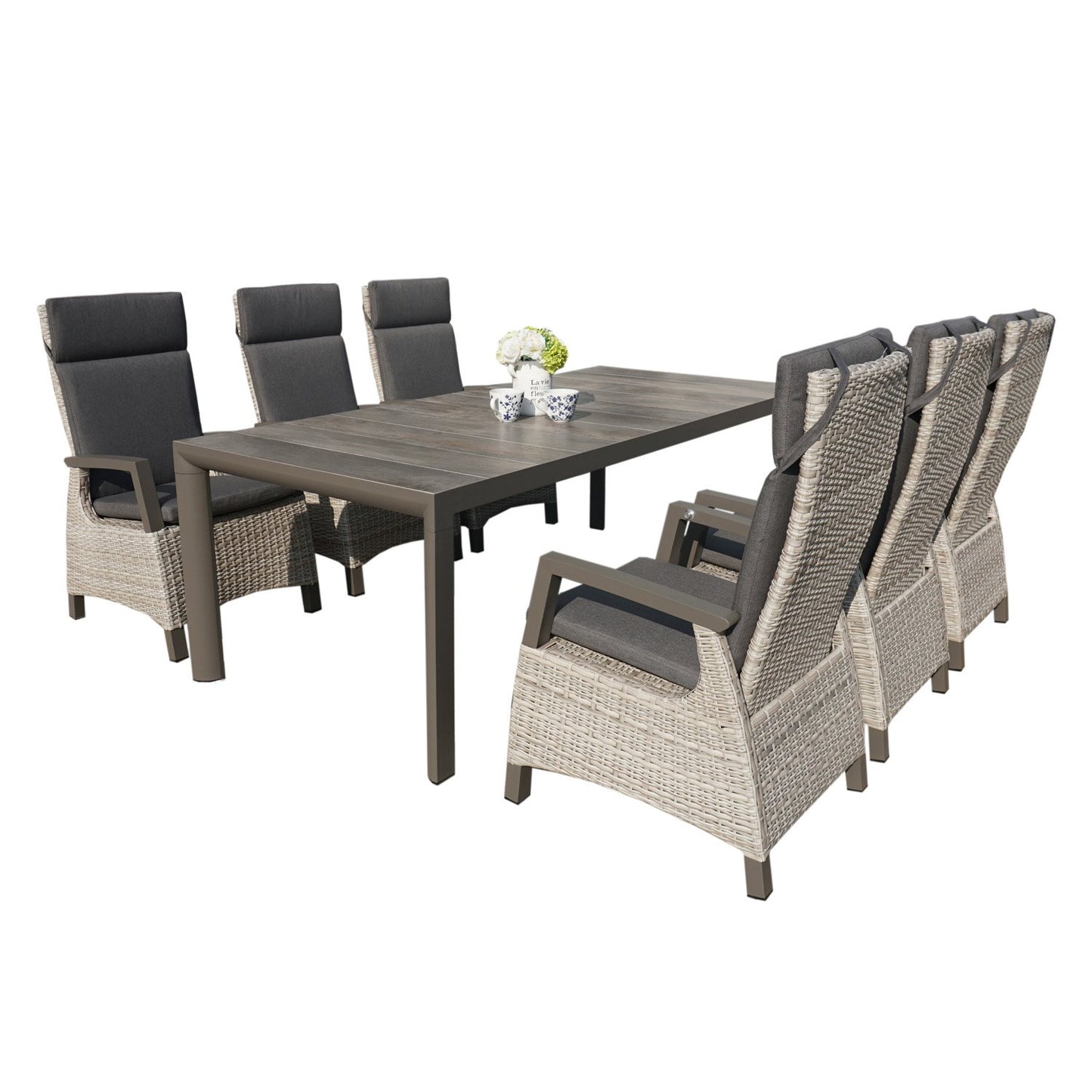  Royal Seasons COSTA DINING Tuinset Met 6 Stoelen