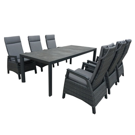  Royal Seasons FABIO DINING Tuinset Met 6 Stoelen