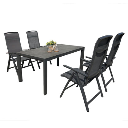  Royal Seasons LA PALMA Dining Set Met 4 Stoelen