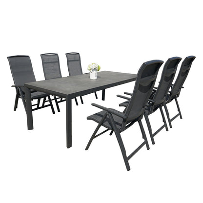  Royal Seasons LA PALMA Dining Set Met 6 Stoelen