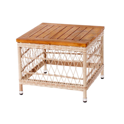  Royal Seasons MAURITIUS Bijzettafel - L 60 X B 60 X H 48 Cm