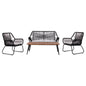  Royal Seasons NAPOLI Loungeset Zwart