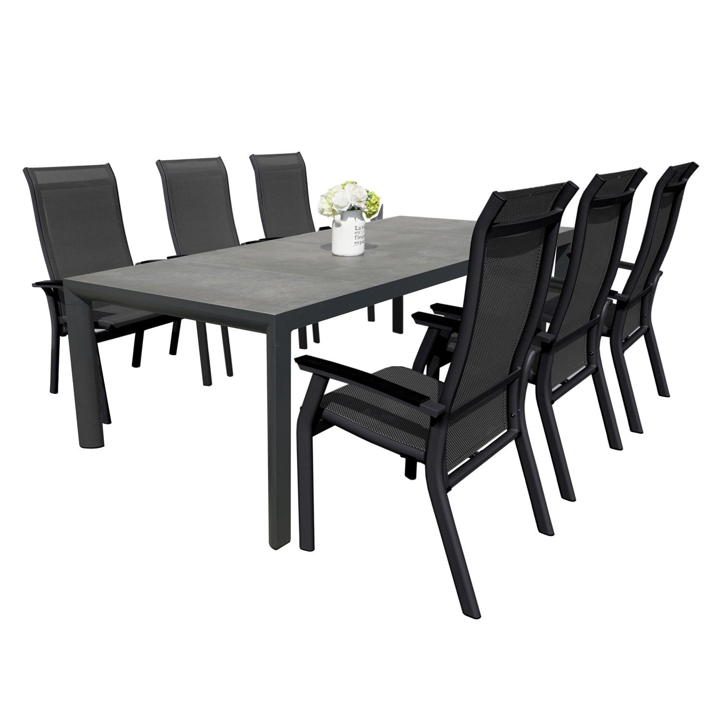  Royal Seasons PORTO Dining Set Met 6 Stoelen