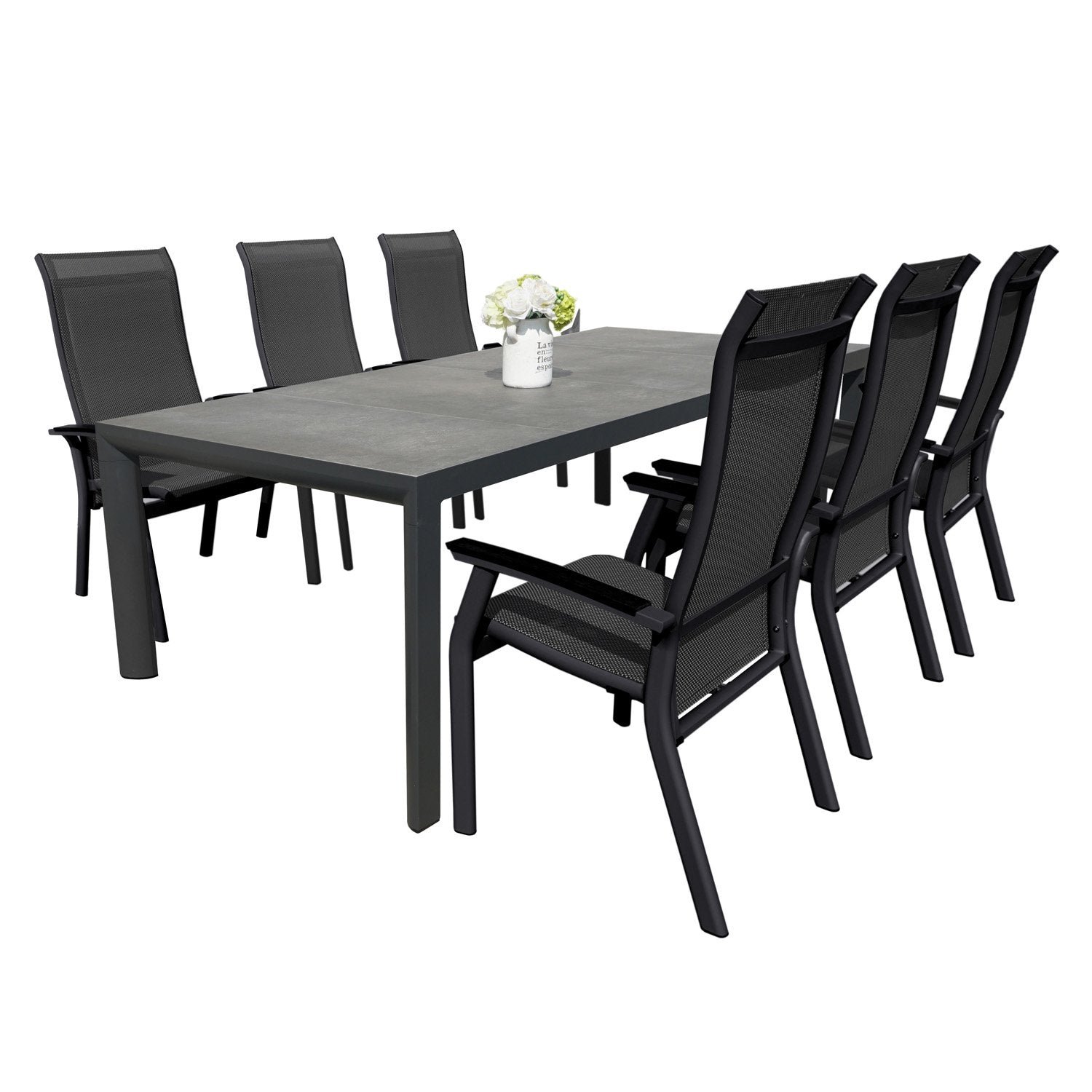  Royal Seasons PORTO Dining Set Met 6 Stoelen