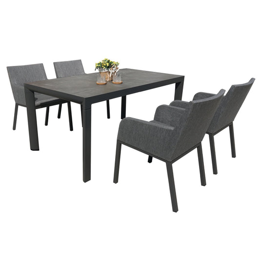  Royal Seasons RONDA Dining Set Met 4 Stoelen
