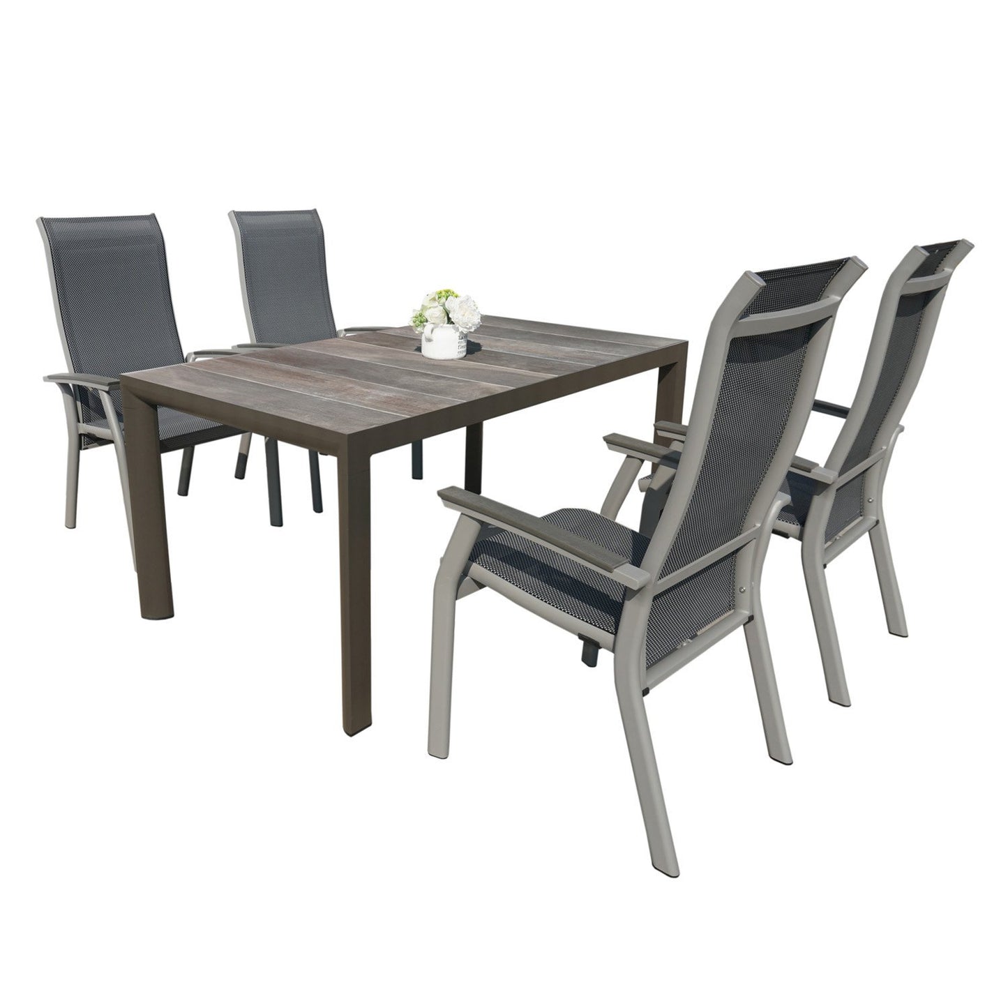  Royal Seasons SEVILLA Dining Set Met 4 Stoelen