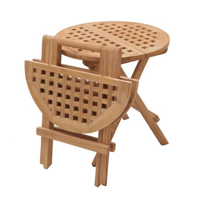  Timber YORK Klaptafel Rond - Ø 50 X H 50 Cm