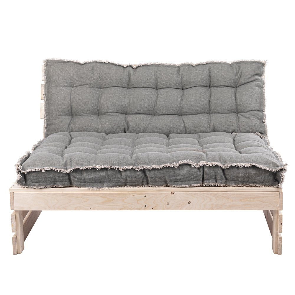  Palletkussen RAFFELED Khaki - 120 X 80 X 8 Cm